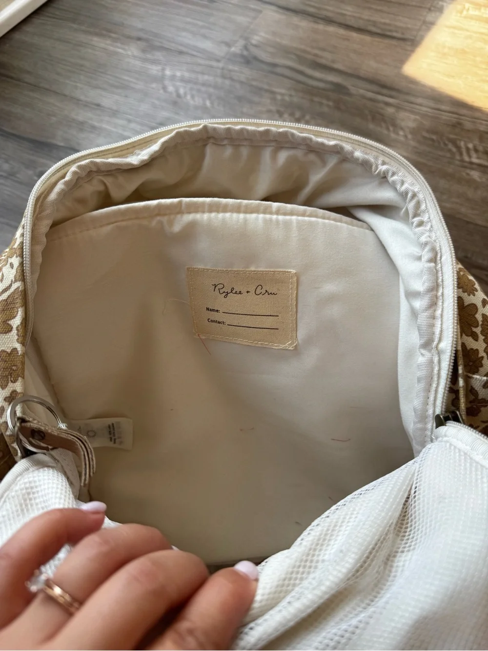 Rylee and cru floral back pack